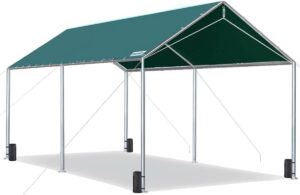 carport 10x20 heavy duty to park your car or truck or boat under.