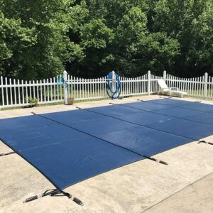 pool cover to protect your in ground pool from debris.