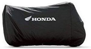 honda motorycle cover to protect your bike from weather conditions or unwanted finger prints.